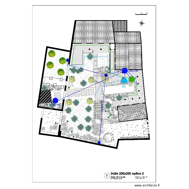 Aimargues réseaux jardin. Plan de 0 pièce et 0 m2