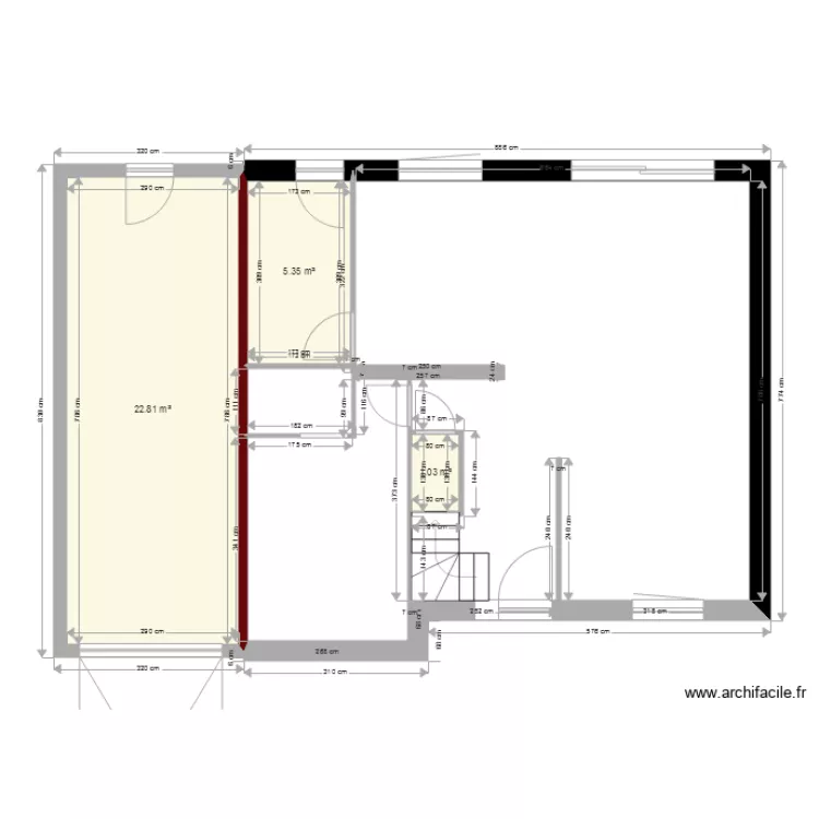 maison HC. Plan de maison HC. Plan de