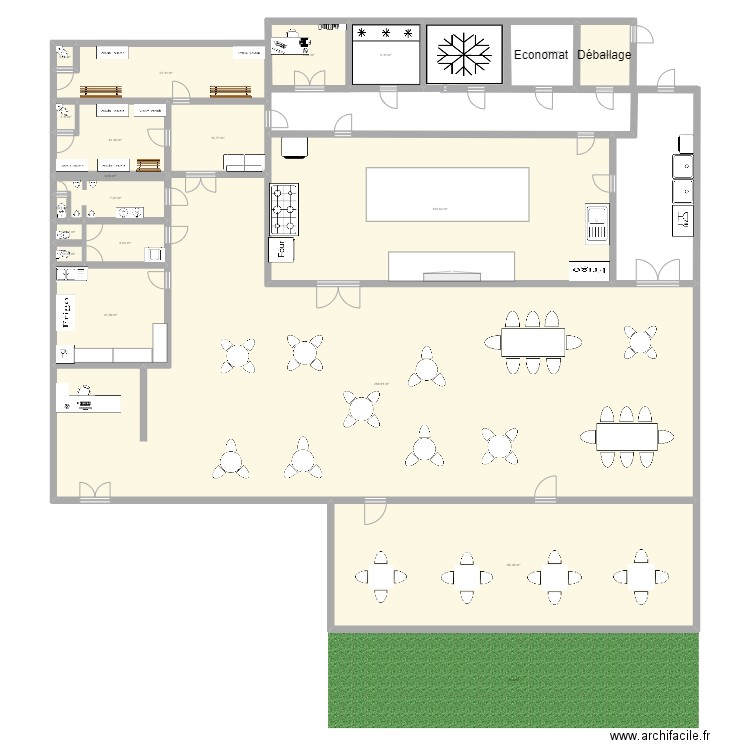 moussa. Plan de 20 pièces et 625 m2