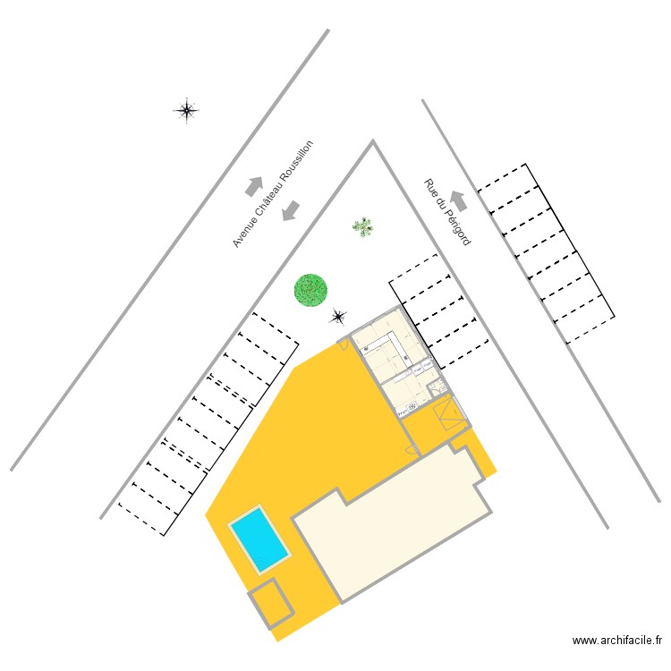 Boulangerie. Plan de 0 pièce et 0 m2