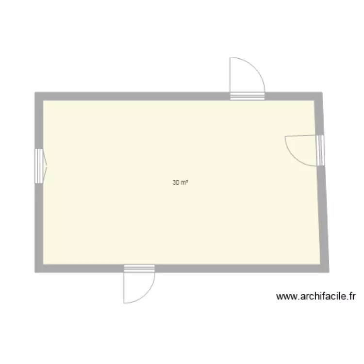 chambre sophie. Plan de 