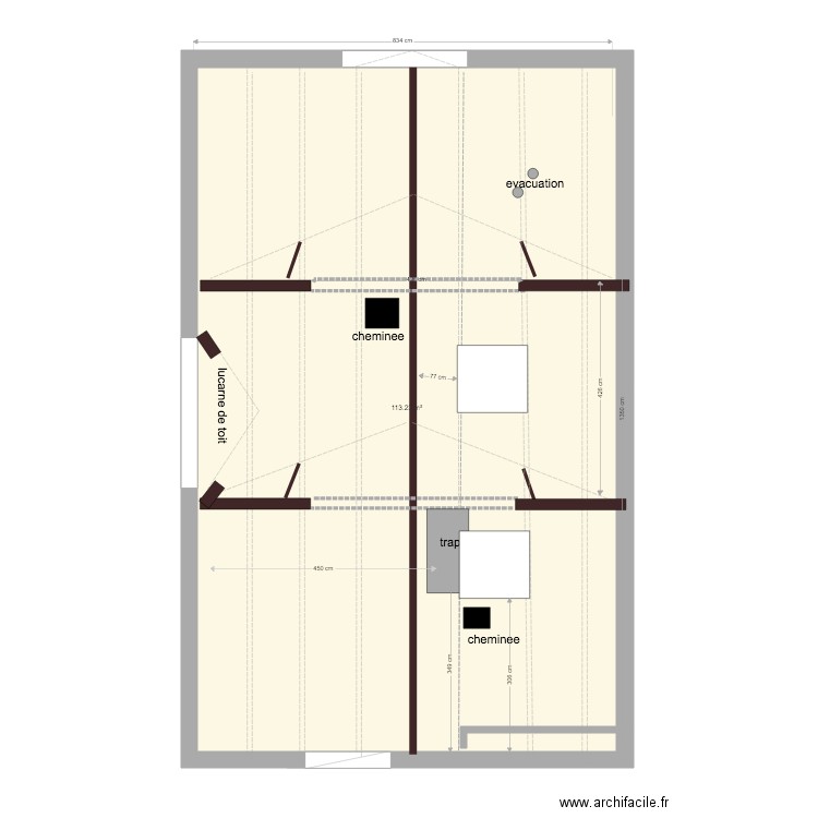 grenier luxembourg. Plan de 0 pièce et 0 m2