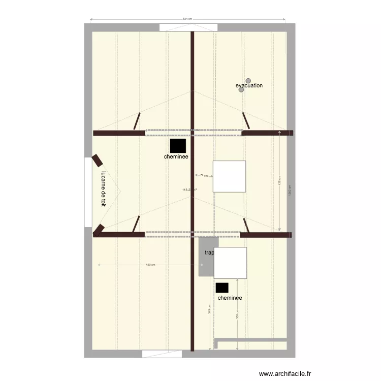 grenier luxembourg. Plan de 