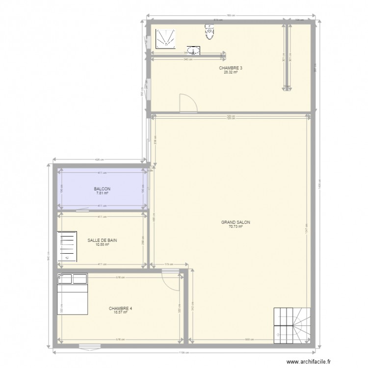 RUFISQUE V5 ETAGE. Plan de 0 pièce et 0 m2