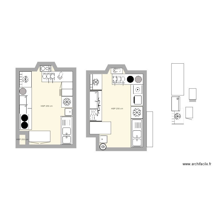 Cuisine projet 2. Plan de 0 pièce et 0 m2