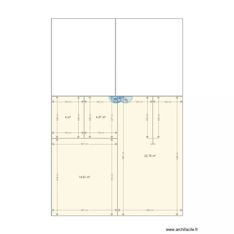 appart blagnac. Plan de 