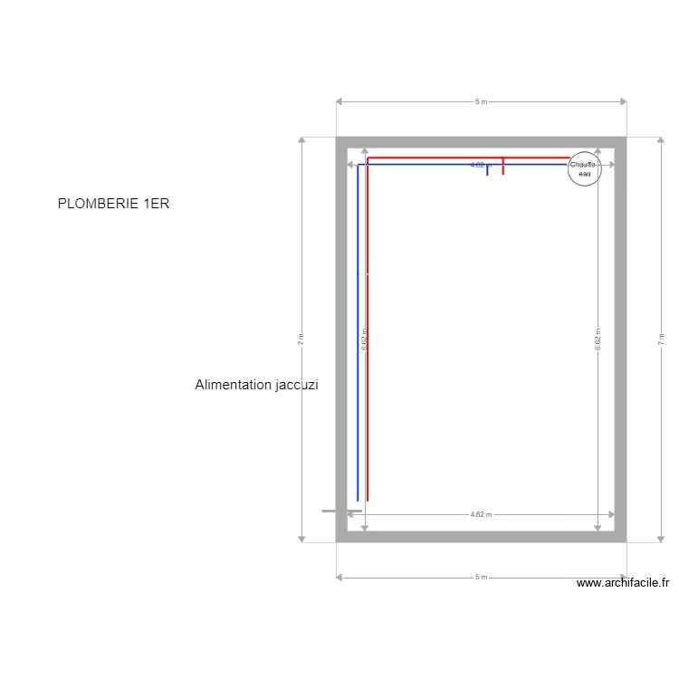 Plomberie1er. Plan de Plomberie1er. Plan de