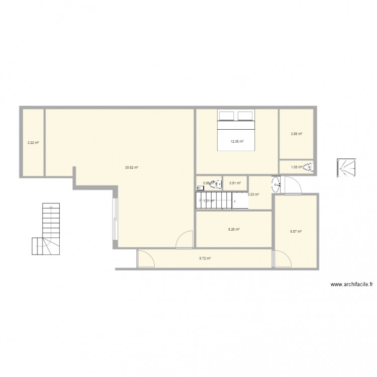 dany existant der3. Plan de 0 pièce et 0 m2