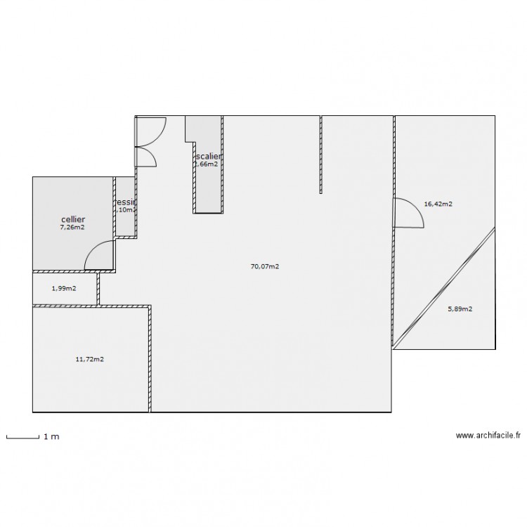  rez de chaussee dernier bis. Plan de 0 pièce et 0 m2