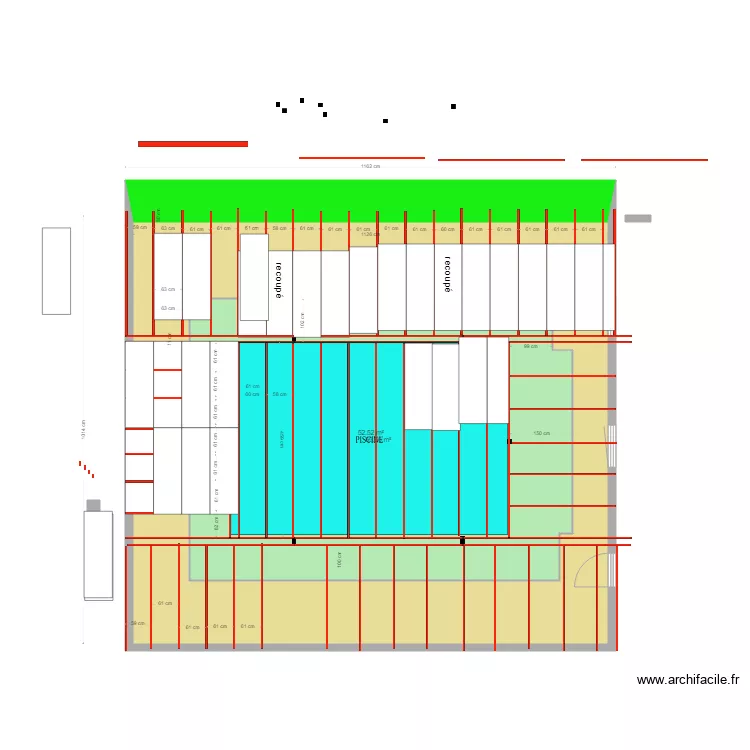 PISCINE PLAINE. Plan de 