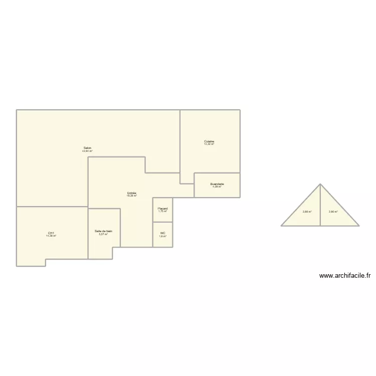 Salquero. Plan de 10 et 110 m² Salquero. Plan de 10 et 110 m²