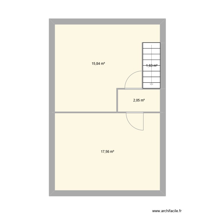 FAURE Etage. Plan de 0 pièce et 0 m2