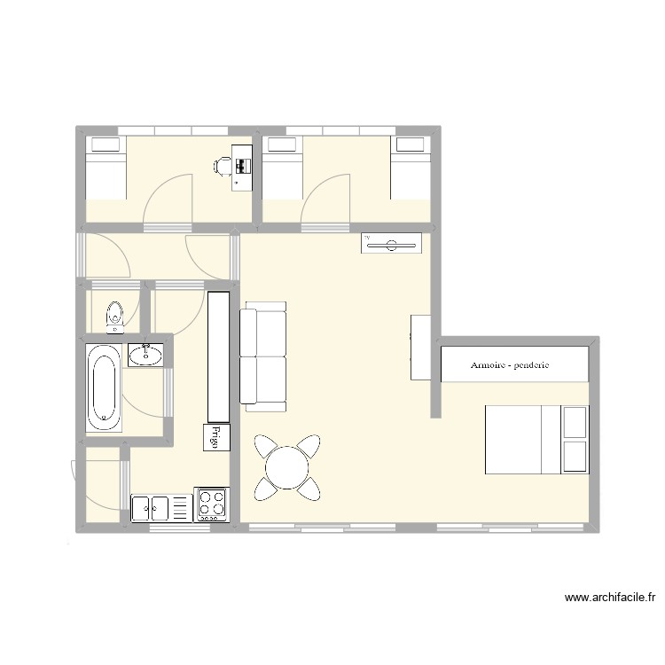 Appart Palaiseau. Plan de 0 pièce et 0 m2