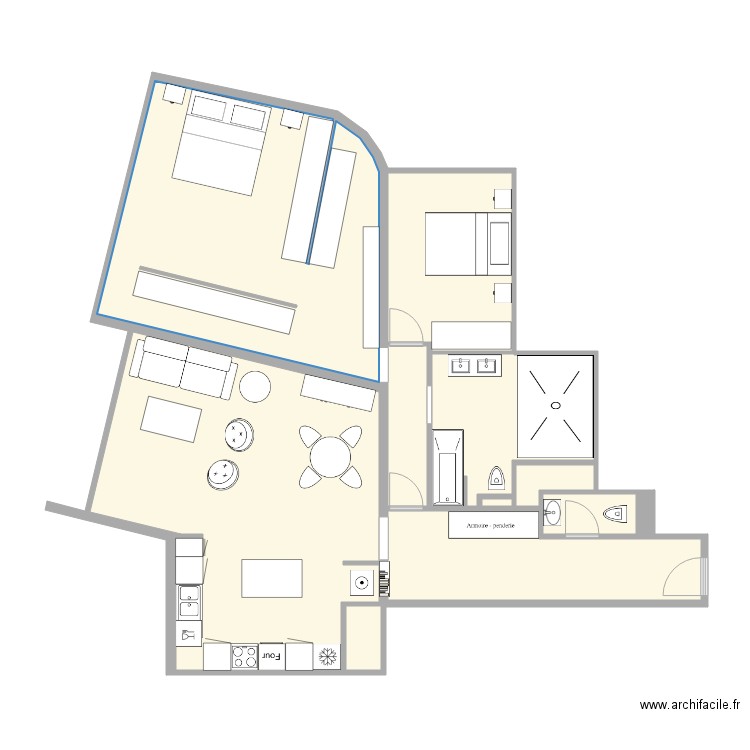 LA FAMILLE C. Plan de 0 pièce et 0 m2