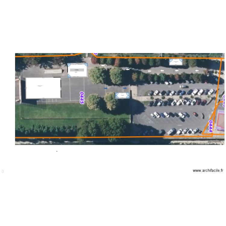 estanqueT 2023. Plan de 4 pièces et 593 m2