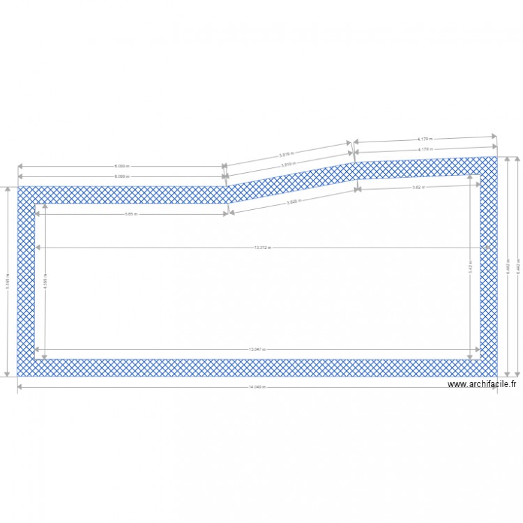 COTES REELS. Plan de 0 pièce et 0 m2