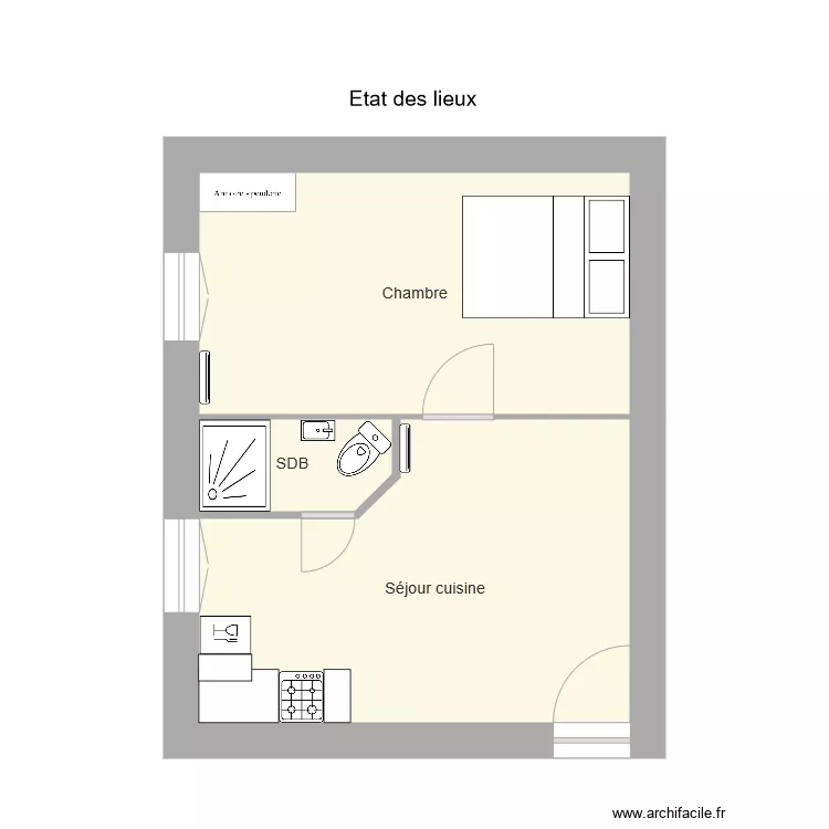 Rocheteau EDL. Plan de 