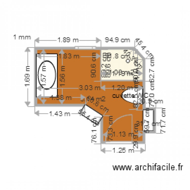 sdb9. Plan de 0 pièce et 0 m2