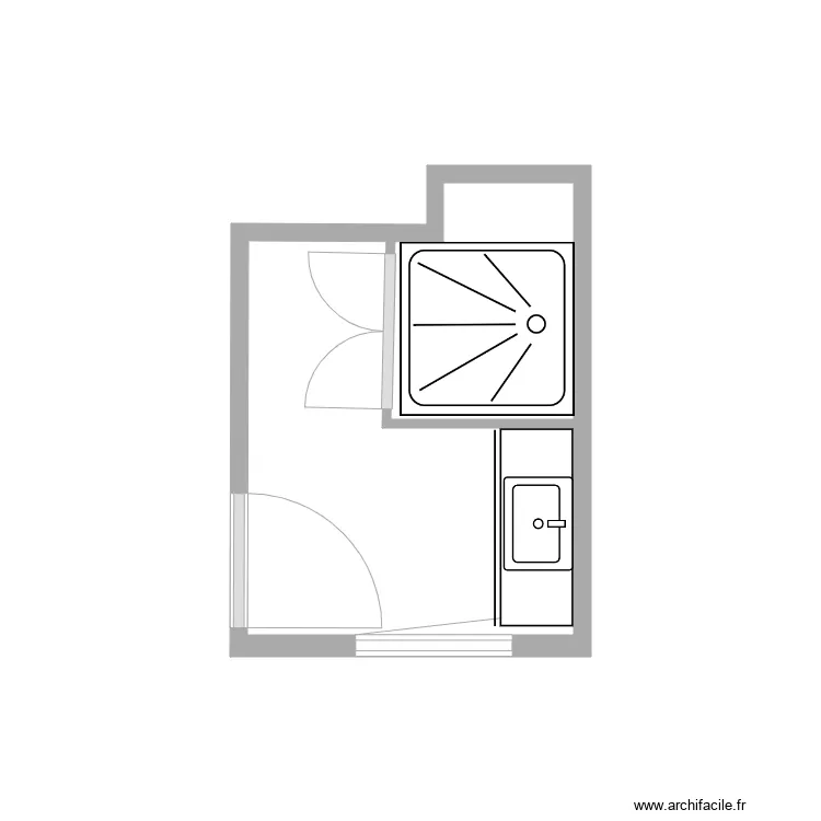 salle d eau 2. Plan de 