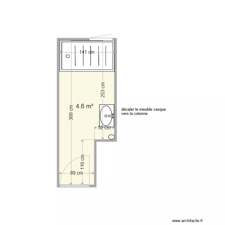 HOEL GLADYS. Plan de 