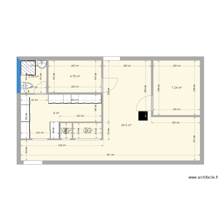 SOUS SOL NEW 2. Plan de 0 pièce et 0 m2