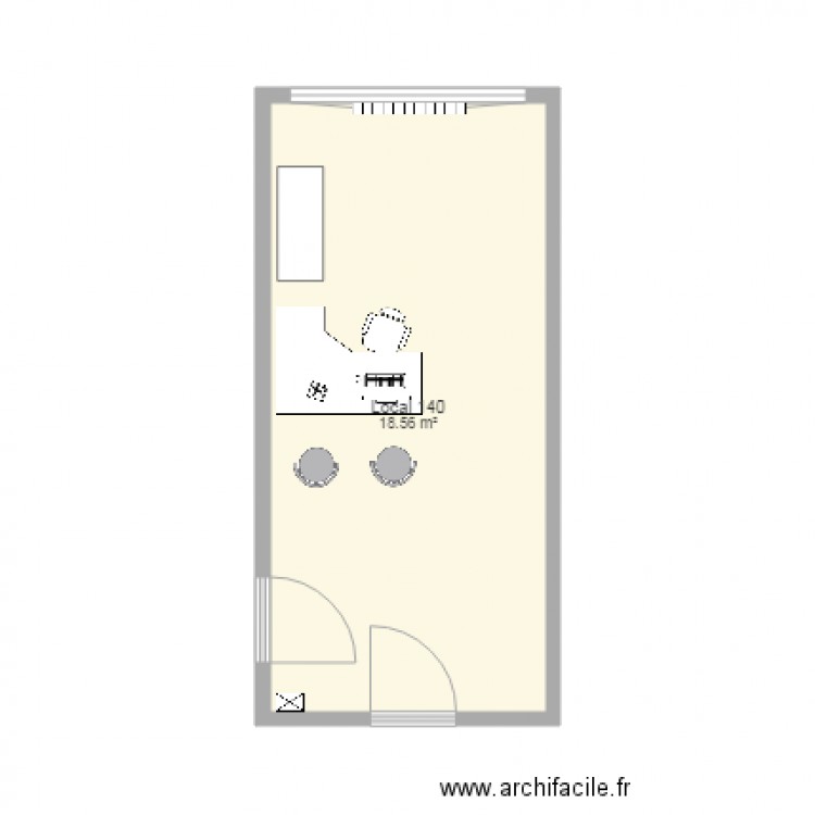 local 140. Plan de 0 pièce et 0 m2