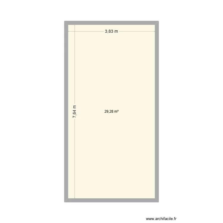 MAISON ASSILA. Plan de 1 Pièce et 29 m²