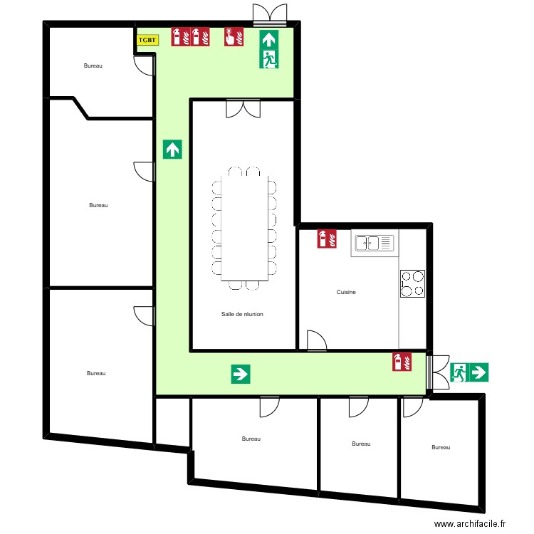 G Littoral 1. Plan de 9 pièces et 245 m2
