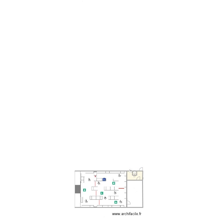 nancy. Plan de 1 pièce et 103 m2