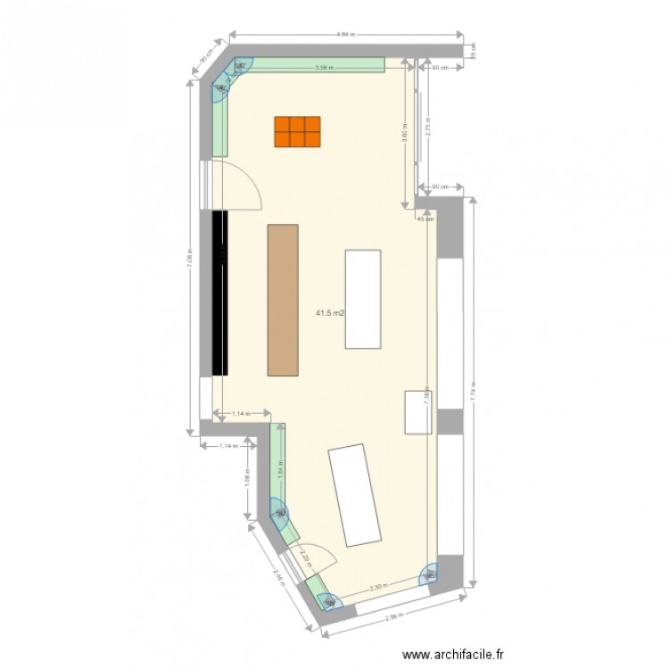 Pasteur V2. Plan de 0 pièce et 0 m2
