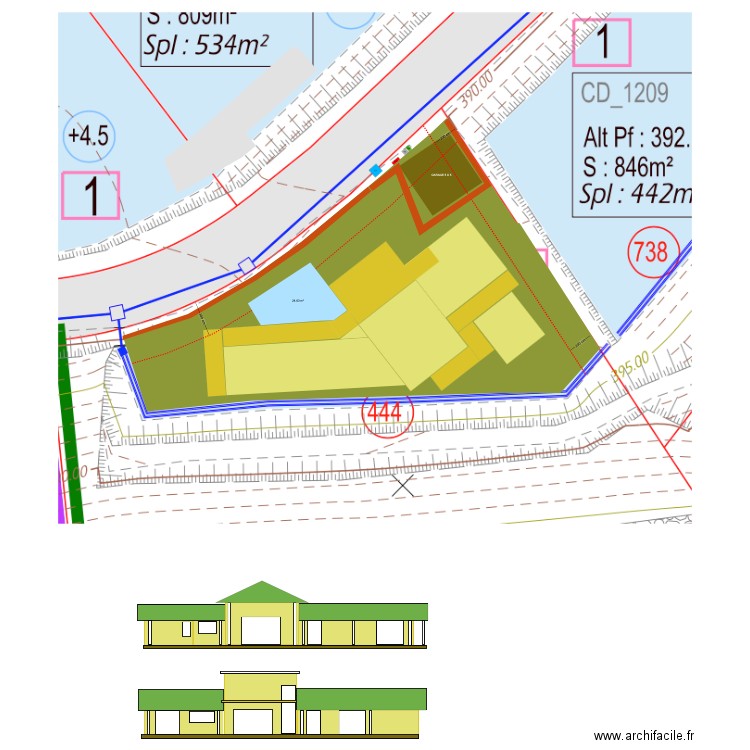 Lot 404 Miri V2. Plan de 0 pièce et 0 m2