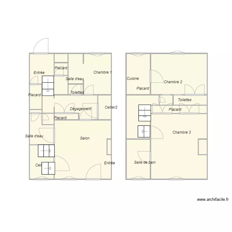 Croquis FORT. Plan de 
