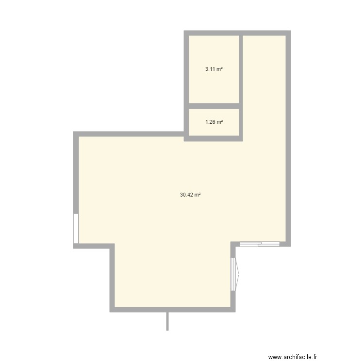 studio ch base vide. Plan de 0 pièce et 0 m2
