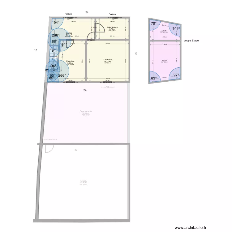 CASSAR FORTUNE. Plan de 