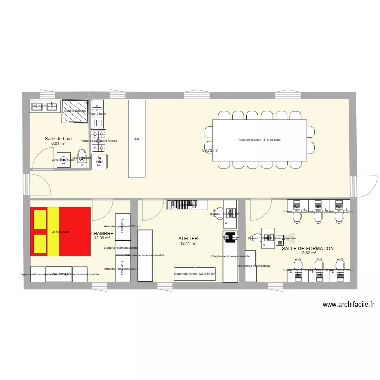 Test Maison. Plan de 