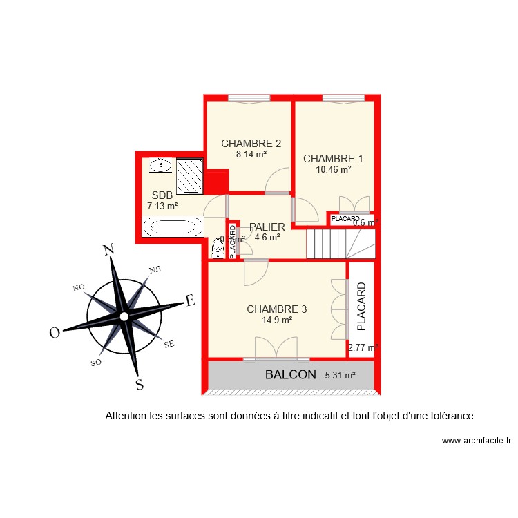 BI 5231 ETAGE 1 Rita. Plan de 0 pièce et 0 m2