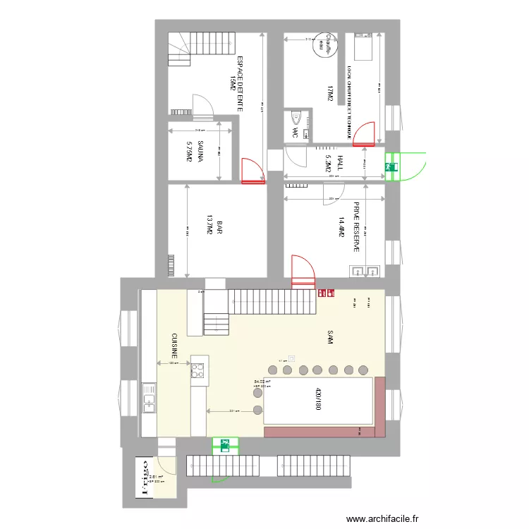 POUMAY CAVE 4. Plan de 