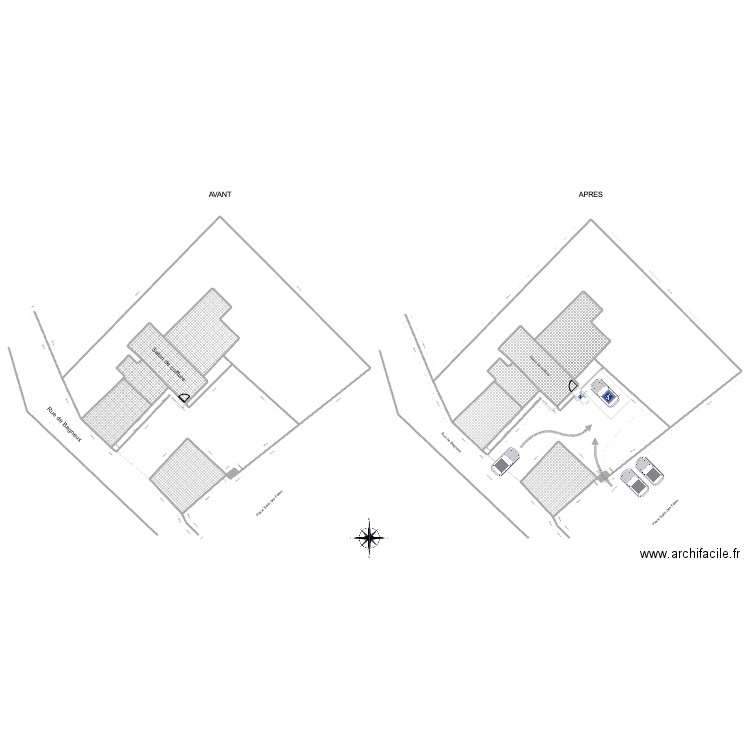 Plan de masse Culin. Plan de 15 pièces et 995 m2