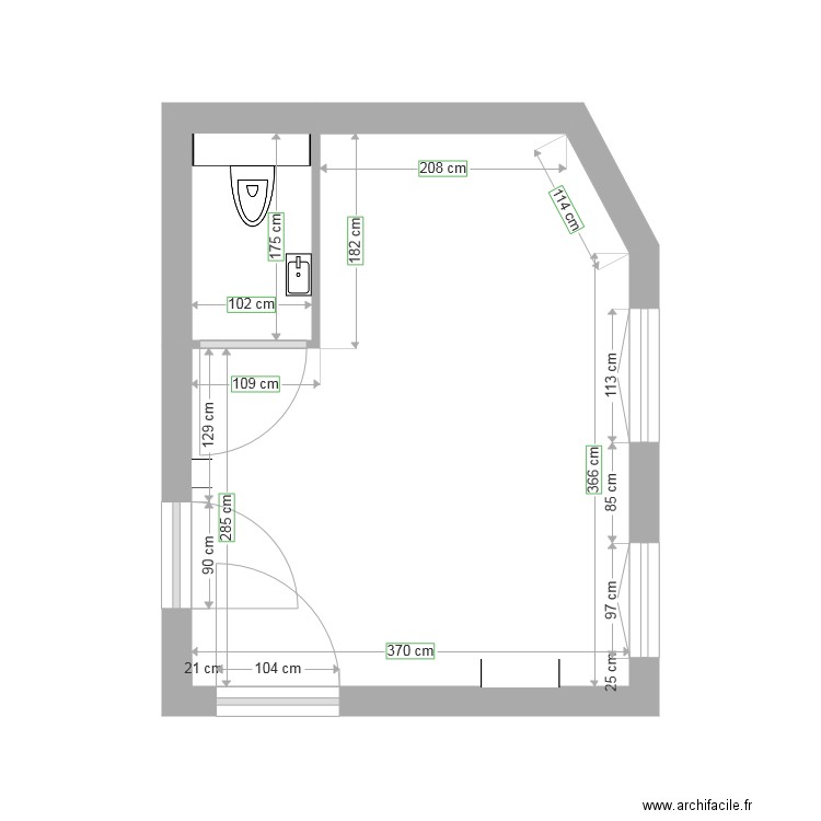 CAB MICHELE. Plan de 0 pièce et 0 m2