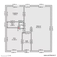 Plan 1er Etage Existant