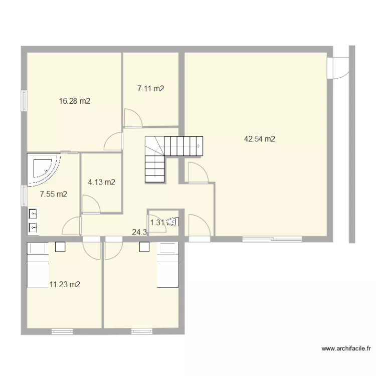 L INVERSE BAS. Plan de 