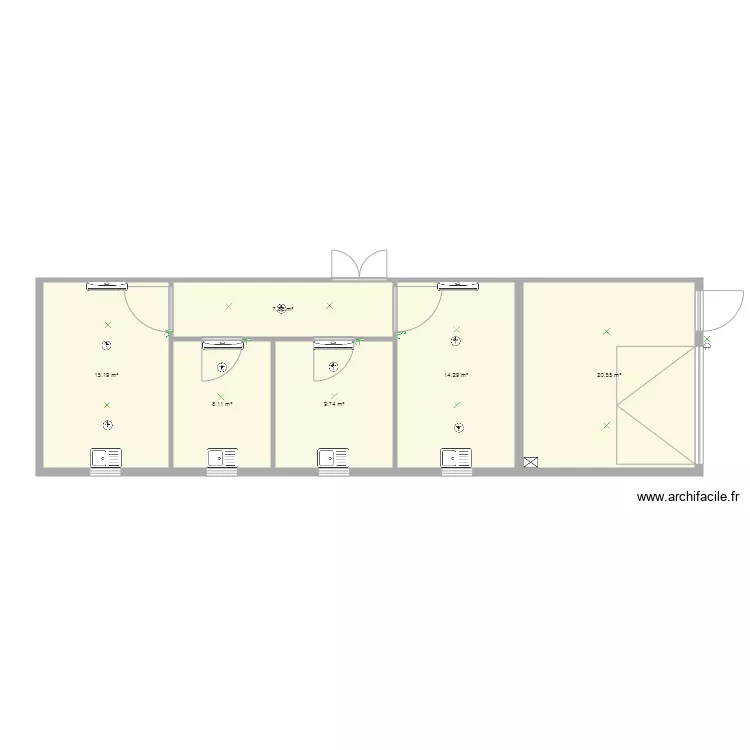 extention perroquet. Plan de 