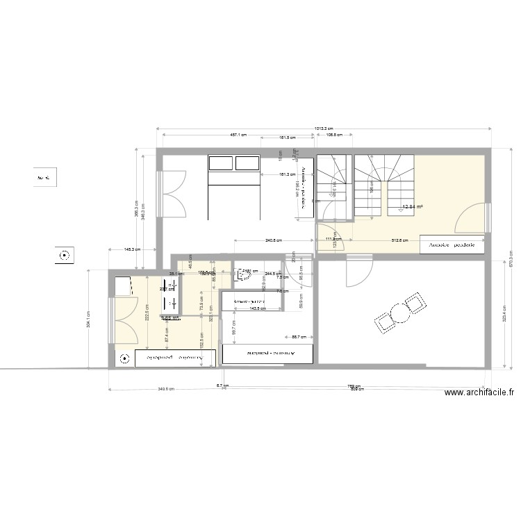  Projet RDC AML Roure  NAD 1. Plan de 0 pièce et 0 m2