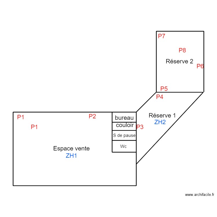 DOUARNENEZ DTA DISTRI CENTER. Plan de 0 pièce et 0 m2