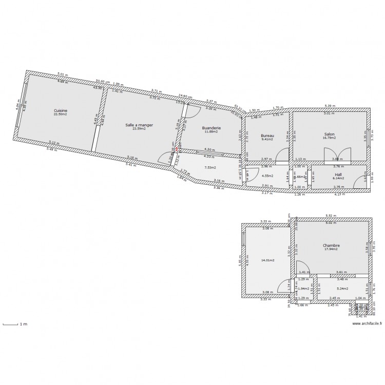 Maison Leval Vincent. Plan de 0 pièce et 0 m2