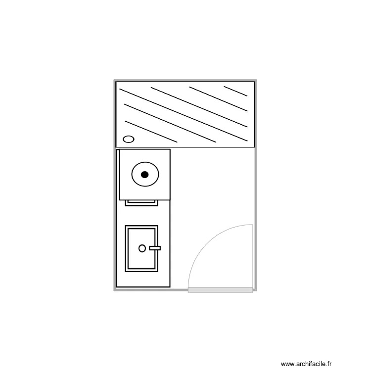 ANATOLE SDB. Plan de 