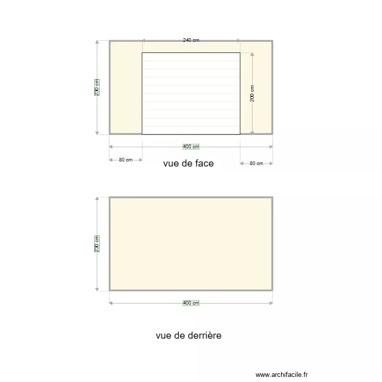 garage belin2. Plan de 