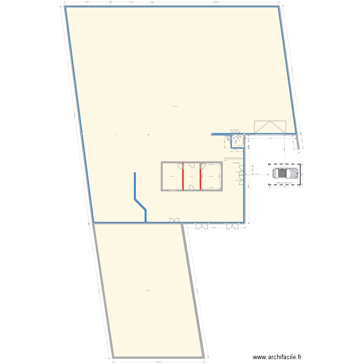 PROJET . Plan de 0 pièce et 0 m2