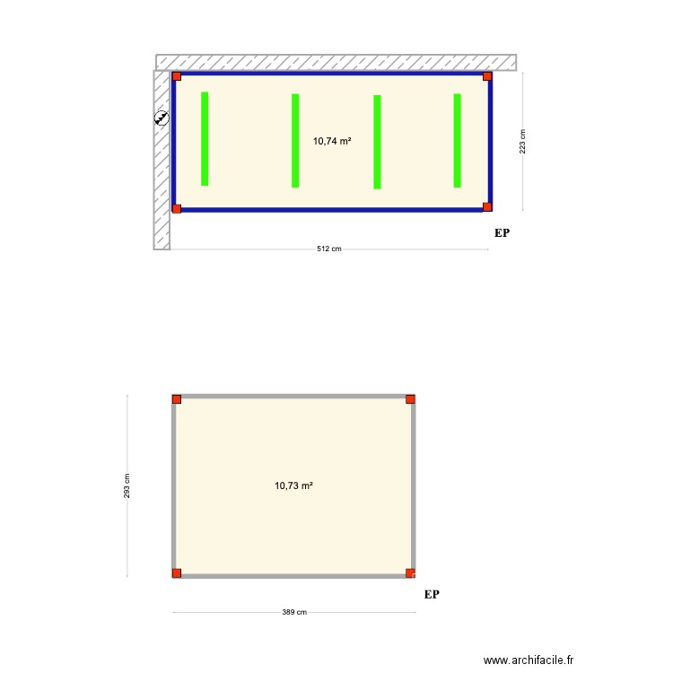 Luis Rodrigues. Plan de 2 pièces et 21 m2