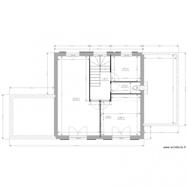 Projet Grimaud lot 6A  etage. Plan de 0 pièce et 0 m2
